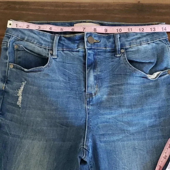 Philosophy Floral Embroidered Skinny Ankle… - Picture 14 of 14